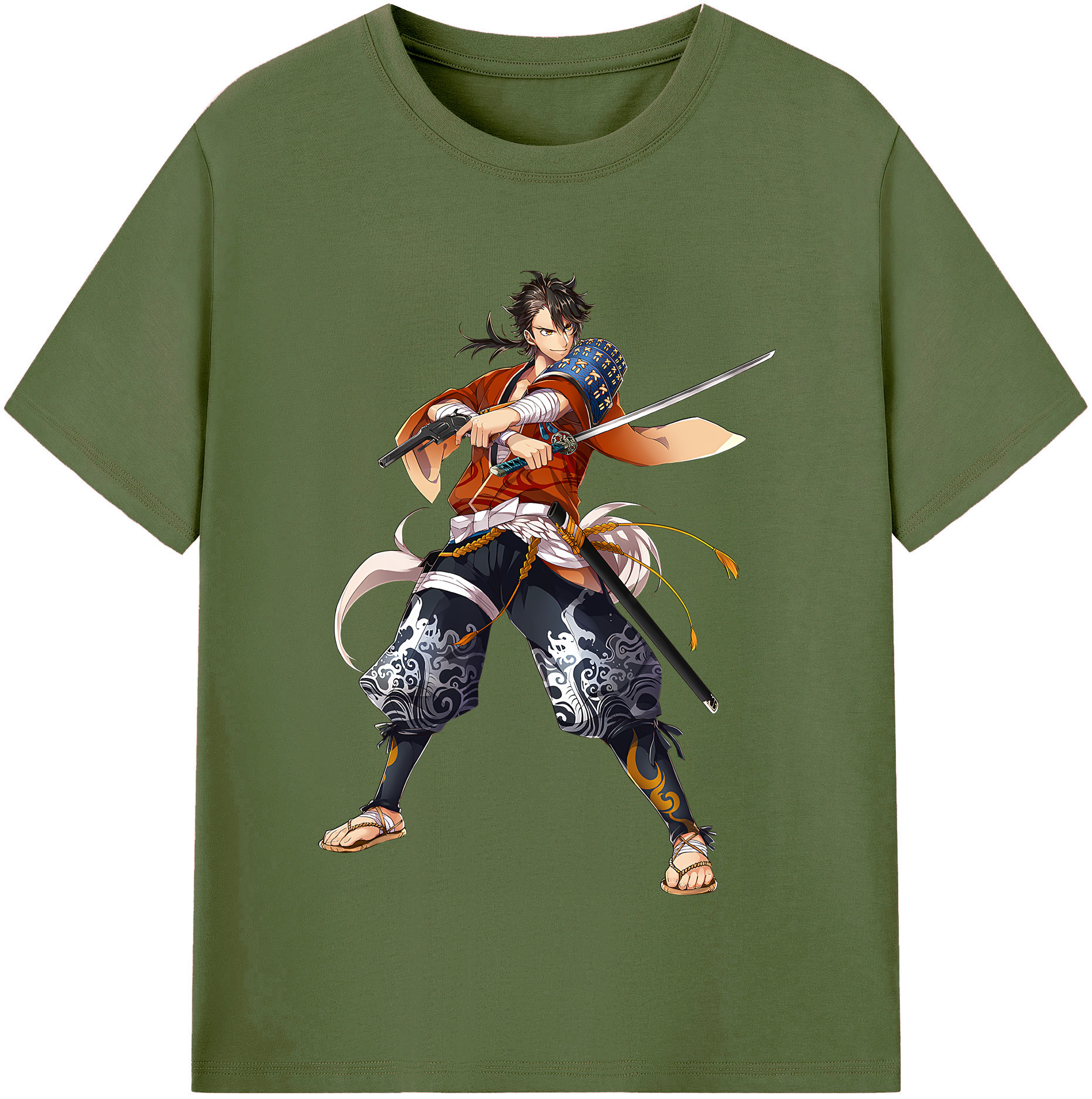 （画像用） 刀剣乱舞 Touken Ranbu 綿100％半袖Tシャツ（フロントプリント）